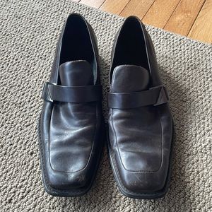 KENNETH COLE DARK BROWN DRESS LOAFER SHOES - 10.5 M